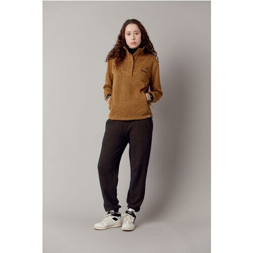 KOMODO dames vegan Jogger Evie Gots Biologisch Katoen Kaki Melange Tweedehands