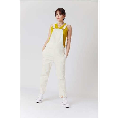 KOMODO dames vegan Joy Tuinbroek Crème Tweedehands