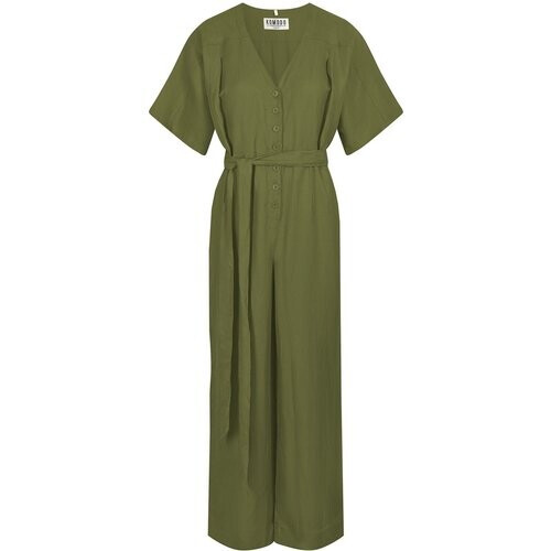 KOMODO dames vegan Jumpsuit Astir Kaki Groen Tweedehands