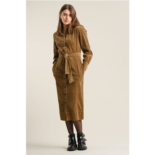 KOMODO dames vegan Jurk Haritti Cord Olijfgroen Tweedehands