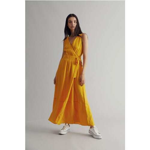 KOMODO dames vegan Jurk Mika Amber Geel Tweedehands