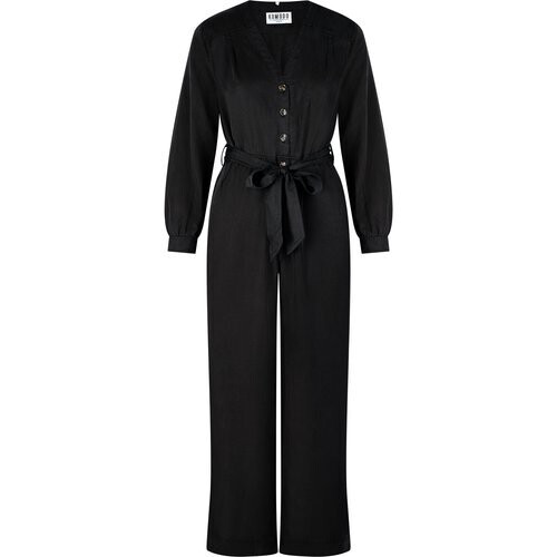 KOMODO dames vegan Maki Jumpsuit Zwart Tweedehands