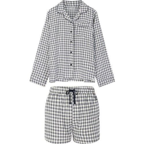 KOMODO dames vegan Pyjama Met Short Jim Jam Dames Wit Tweedehands