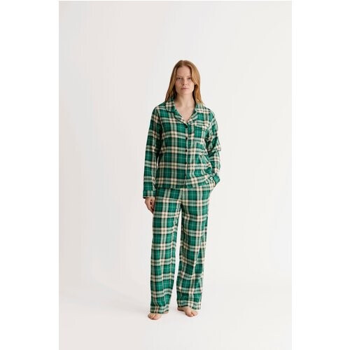 KOMODO dames vegan Pyjamaset Jim Jam Groen Tweedehands