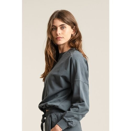 KOMODO dames vegan Sweater Dawn Gewassen Zwart Tweedehands