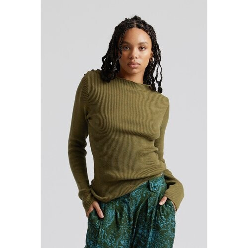 KOMODO dames vegan Topwasabi Kaki Tweedehands