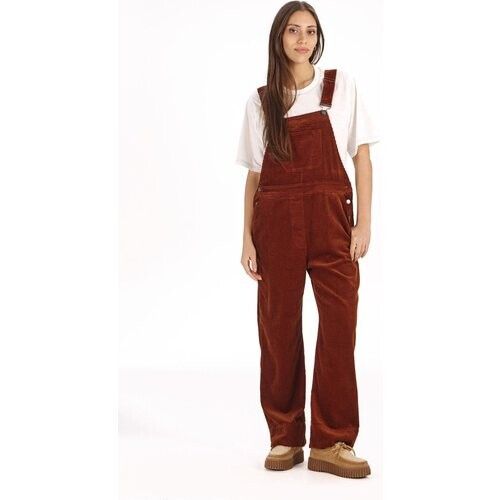 KOMODO dames vegan Tuinbroek Corduroy Leni Kastanjebruin Tweedehands