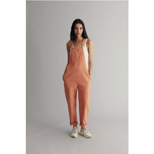 KOMODO dames vegan Tuinbroek Joy Oranje Tweedehands