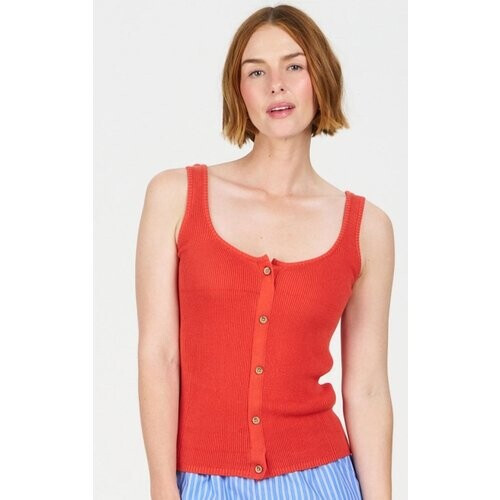 KOMODO dames vegan Vest Cove Oranje Tweedehands