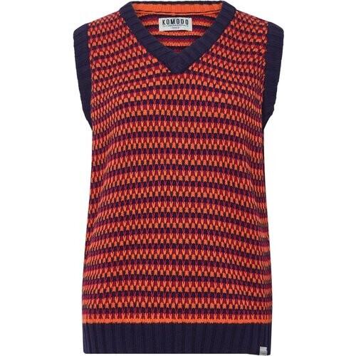 KOMODO dames vegan Vest Lexi Gots Biologisch Katoen Kersen Tweedehands