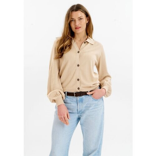 KOMODO dames vegan Vest Nani Crème Tweedehands