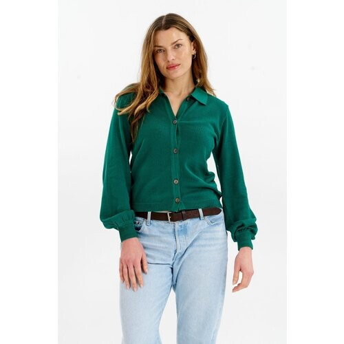 KOMODO dames vegan Vest Nani Groen Tweedehands
