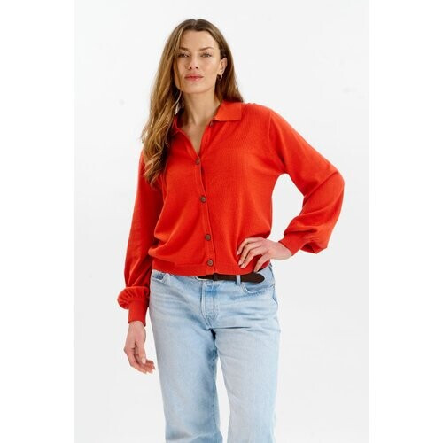 KOMODO dames vegan Vest Nani Rood Tweedehands