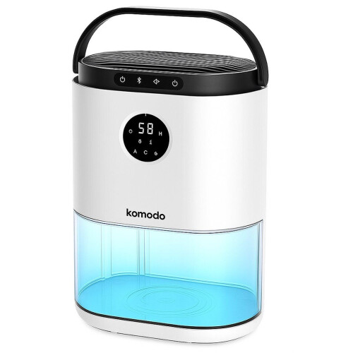 Komodo Humi - Luchtontvochtiger - 800ml per Dag - Wit