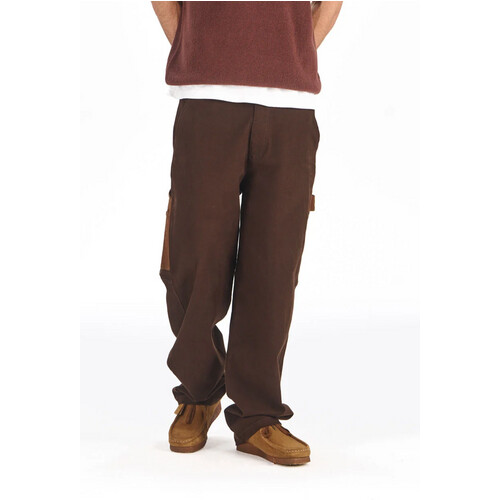 KOMODO mannen vegan Carpenterbroek Theo Chocoladebruin Tweedehands