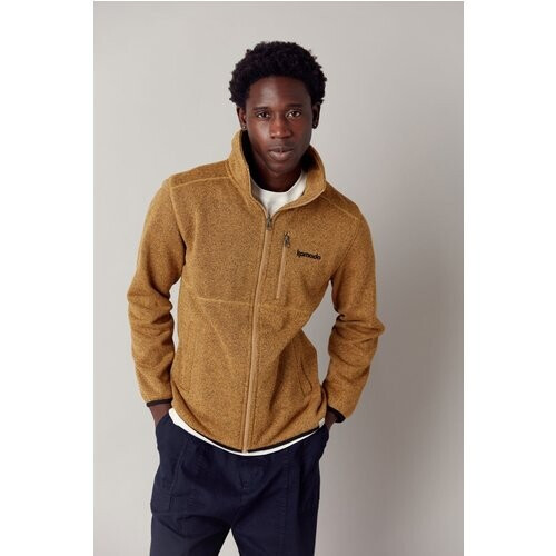 KOMODO mannen vegan Eclipse Gerecycled Huisdierfleece Mosterd Heren Tweedehands