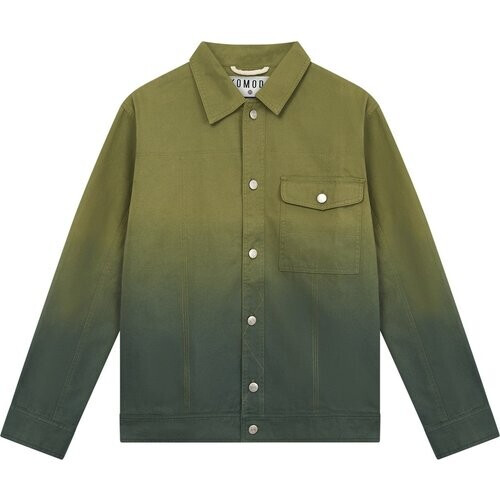 KOMODO mannen vegan Jas Heren Orino Dip Dyed Khaki Green Tweedehands