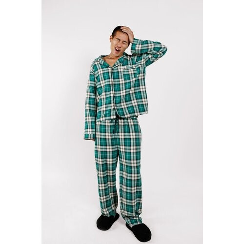 KOMODO mannen vegan Pyjamaset Jim Jam Green Tweedehands