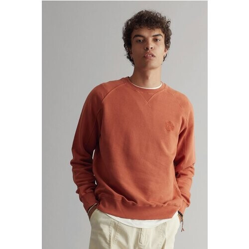 KOMODO mannen vegan Sweatshirt Heren Anton Clay Oranje Tweedehands