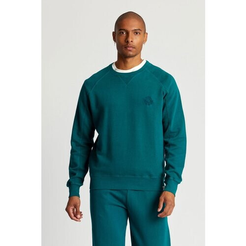 KOMODO mannen vegan Sweatshirt Heren Anton Teal Groen Tweedehands