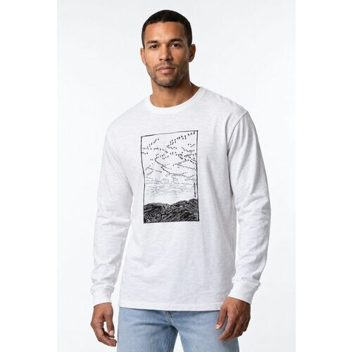 KOMODO mannen vegan T-Shirt Migration Off White Tweedehands