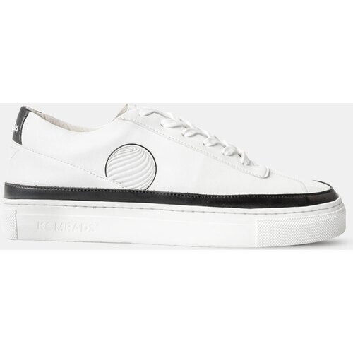 Komrads mannen vegan Sneakers Apls Maça Low Zwart En Wit Tweedehands
