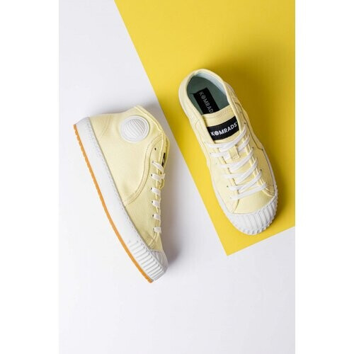 Komrads mannen vegan Sneakers Icns Partizan Ancient Yellow Tweedehands