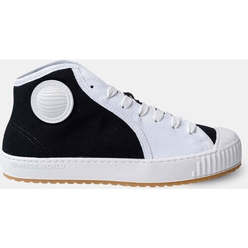 Komrads mannen vegan Sneakers Icns Partizan Zwart Wit Tweedehands