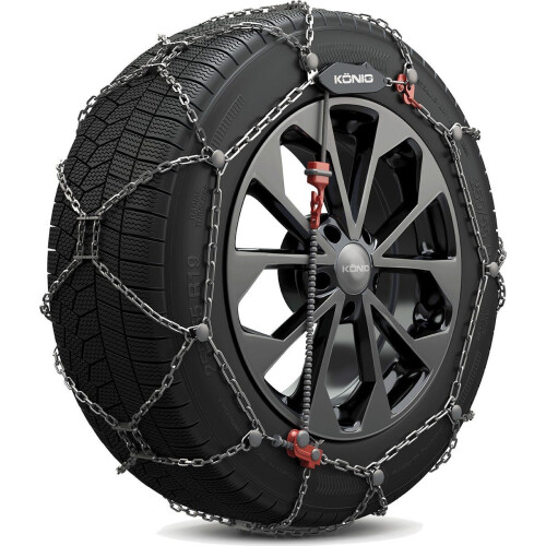König XG-12 Pro 247 - Sneeuwkettingen - Snelle montage - Bescherming velgen
