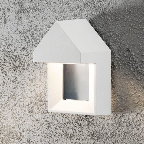 Konstsmide Cozensa - Wandlamp - Aluminium - Wit - 14x18x26 cm