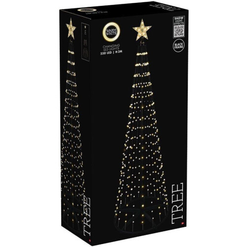 Koopman Verlichte boom - 300 cm - 550 LED - warm wit - binnen&buiten
