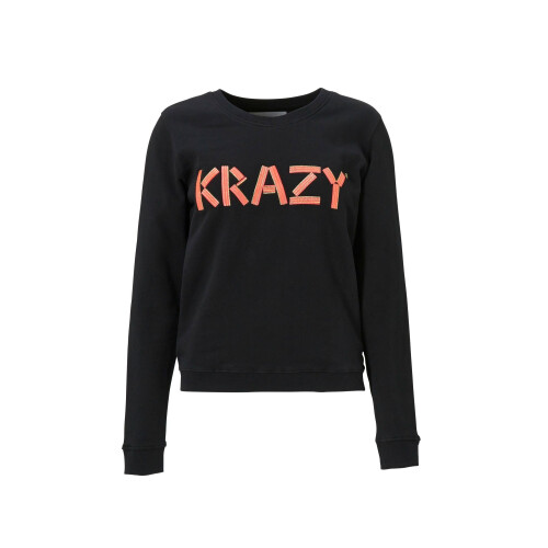Krazy Dames Sweater - Lange mouw - Zwart - M