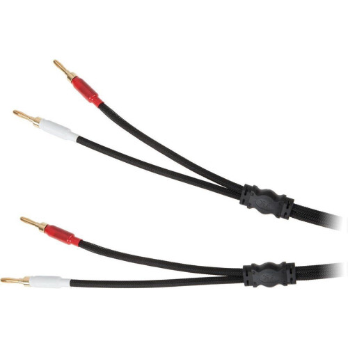 Kruger&Matz KM0334 - Luidspreker kabel 3 meter (banana plug) - per paar Tweedehands