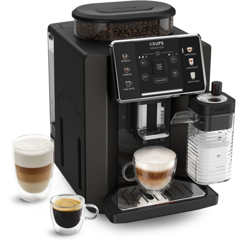 Krups EA912910 - Volautomatische koffiemachine - 6 dranken versgemalen koffie - Compact design Tweedehands