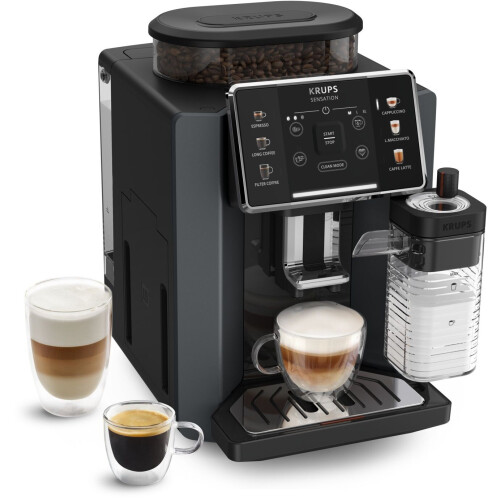 KRUPS EA912B10 - Volautomatische koffiemachine - 6 koffiespecialiteiten - Zwart