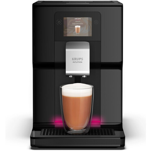 Krups Intuition Preference EA8738 - Espressomachine - 11 koffiespecialiteiten - Zwart Tweedehands