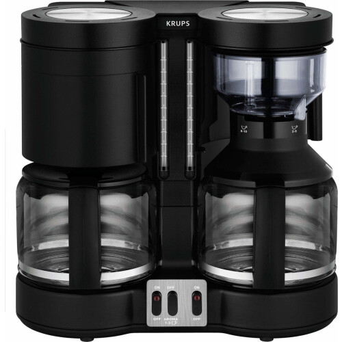 Krups KM8508 - Dubbel Koffie-filterapparaat - 2 x 1,25 l koffie - Accessoire voor theezetten Tweedehands