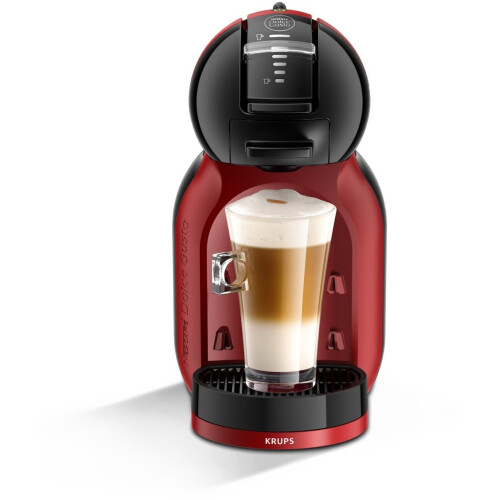 Krups Mini Me KP123H - Koffiecupmachine - 15 bar hogedruksysteem - Zwart/Cherry Rood