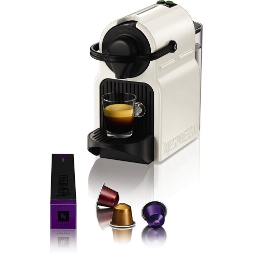 Krups Nespresso Inissia XN1001 - Koffiemachine - 19 bar druk - Wit Tweedehands