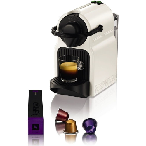 Krups Nespresso Inissia XN1001 - Koffiezetapparaat - 19bar pompdruk - Wit Tweedehands