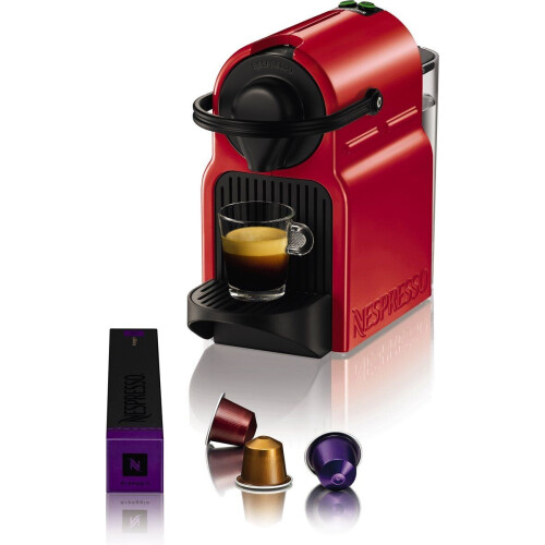 Krups Nespresso Inissia XN1005 - Koffiecupmachine - 19 bar druk - Rood Tweedehands