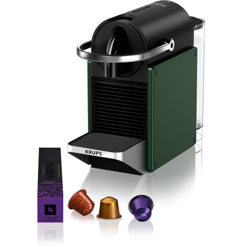 Krups Nespresso Pixie - Koffiemachine - Espresso en Lungo - Donkergroen