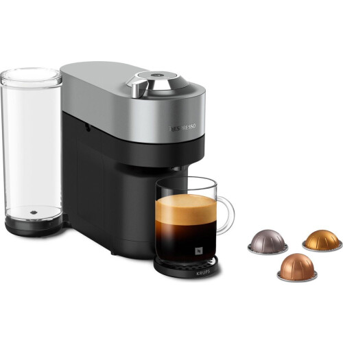 Krups Nespresso Vertuo Pop+ XN930T - Koffiecupmachine - 6 kopgroottes - Zwart