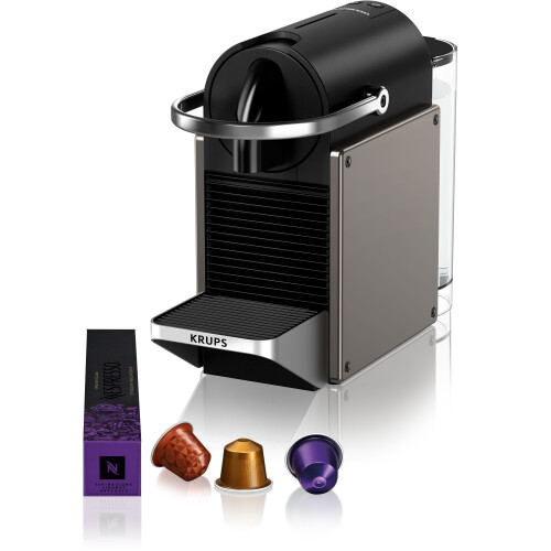 Krups Pixie XN306T - Koffiemachine - Espresso en Lungo - Titan Tweedehands