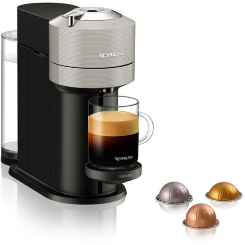 Krups Vertuo Next XN910B - Koffiecupmachine - 6 formaten koffie - Grijs
