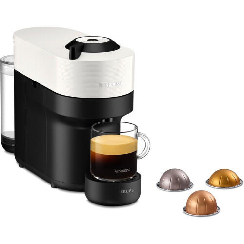 Krups Vertuo Pop XN9201 - Koffiecupmachine - 4 formaten - Coconut White