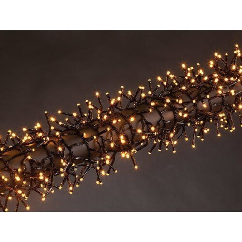 Kuma LED - Lichtslinger - 12 m 1020 leds Arizona wit zwarte kabel IP44 Tweedehands