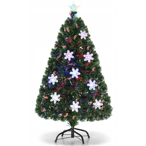 Kunstkerstboom met LED-verlichting - CM20528DE - 125 takken - 240 V - 101 - 120 cm - Groen