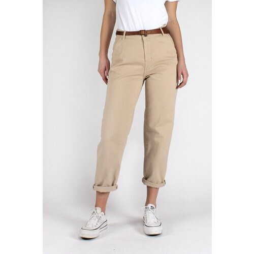 Kuyichi dames vegan Chino Lara Sand Beige Tweedehands