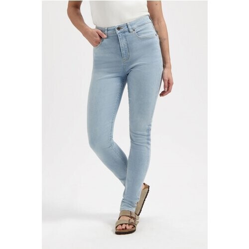 Kuyichi dames vegan Jeans Carey High Rise Skinny Hemelsblauw Tweedehands